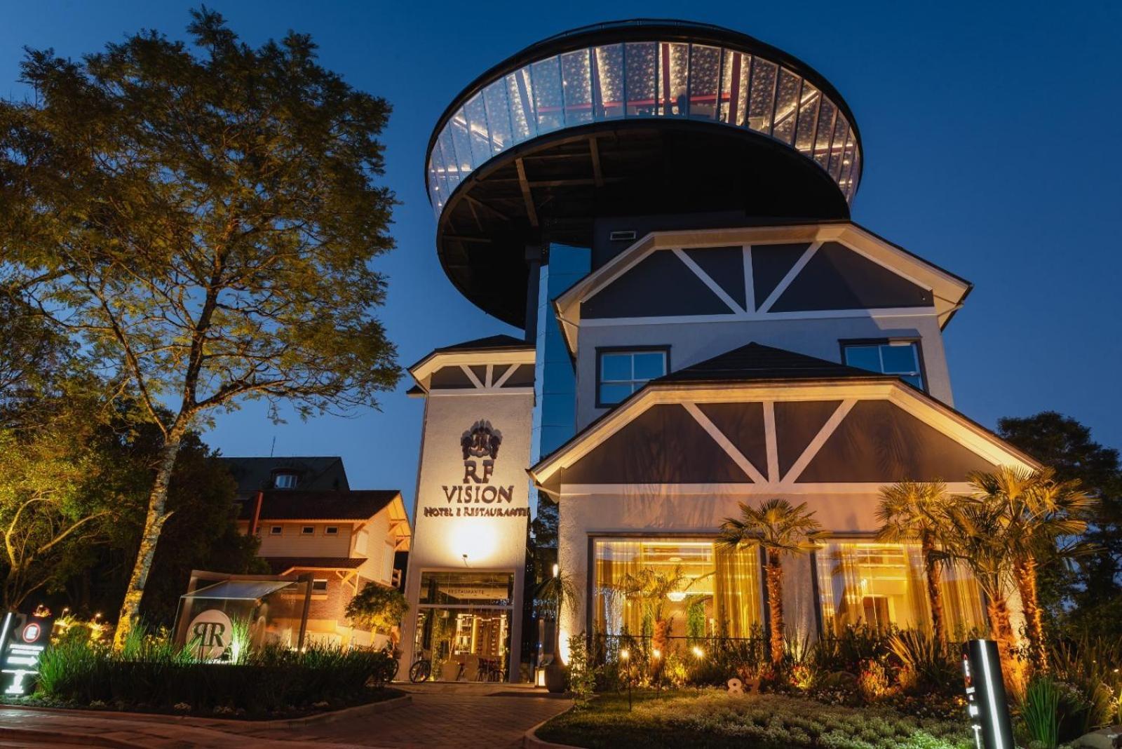 Hotel E Restaurante Giratorio Rf Vision - A Melhor Vista 360 De Gramado Exterior photo